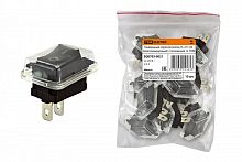 SQ0703-0021 Клавишный переключатель YL-211-03 черный (влагозащищенный) 2 положения 1з  TDM