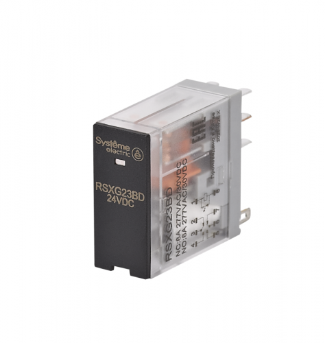RSXG23BD Реле 8А 2перекл. 24В DC LED SE 