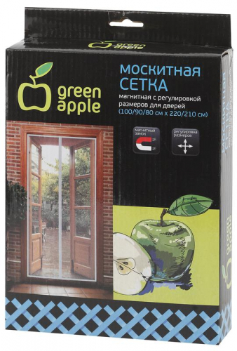 Сетка магнитная универсальная с регулир. размером 220х50см в упак. 2шт Green Apple Б0032055 в г. Санкт-Петербург 