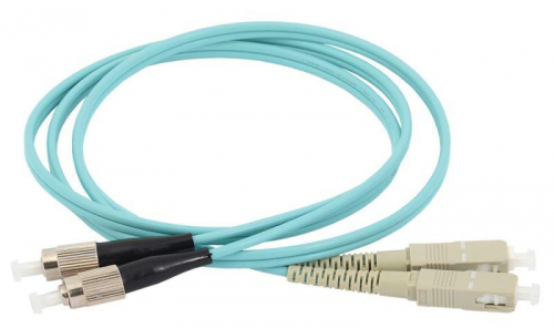 Патч-корд оптический коммутационный соединительный для многомодового кабеля (MM); 50/125 (OM3); SC/UPC-FC/UPC (Duplex) (дл.5м) ITK FPC5003-SCU-FCU-C2L-5M в г. Санкт-Петербург 