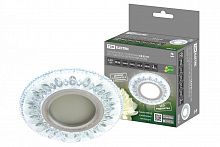 SQ0359-0134 Светильник встраиваемый СВ 03-07 MR16 50Вт G5.3 LED подсветка 3 Вт зеркальный/хром TDM