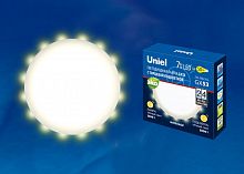 UL-00006497 Лампа светодиодная LED-GX53-7W/3000K+3000K/GX53/FR PLB02WH 7Вт матовая 3000К тепл. бел. GX53 торц. подсветка (упак. картон) Uniel 