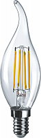 Лампа светодиодная 61 355 NLL-F-FC35-6-230-2.7K-E14 6Вт свеча на ветру 2700К тепл. бел. E14 650лм 220-240В Navigator 61355 в г. Санкт-Петербург 