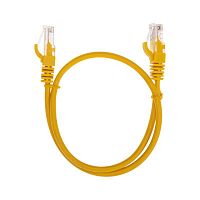 Патч-корд U/UTP CAT 5e RJ45-RJ45 26AWG LSZH желт. 0.5м Rexant 02-0105-05 в г. Санкт-Петербург 