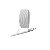 Б0044595 Кабель коаксиальный RG-6U 75 Ом CCS/(оплетка Al 32%) PVC бел. (уп.100м) Simple Эра 