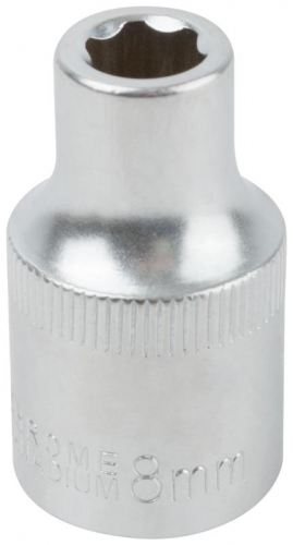 62038 Головка шестигранная CrV 1/2дюйм 8мм FIT  фото 2