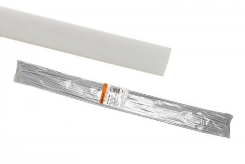 SQ0518-0229 Термоусаживаемая трубка ТУТнг 14/7 белая по 1м (50 м/упак) TDM