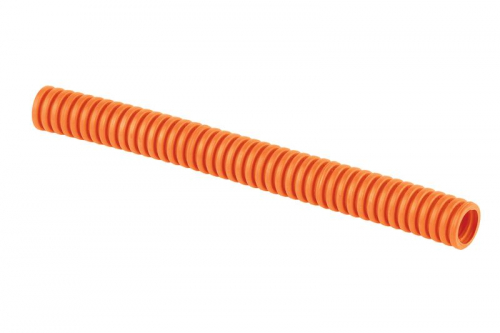 Труба гофрированная ПП тяжелая d20мм с протяжкой оранж. (уп.100м) Ruvinil 42011 в г. Санкт-Петербург 