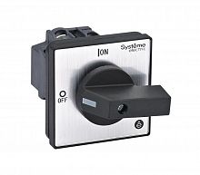MSD20320B Выключатель-разъединитель 3п 20А IP20 с черн. рукоят. на дверцу 4 винтами SE 