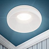 Б0055588 Светильник декоративный DK100 WH MR16 GU5.3 встраив. бел. ЭРА 