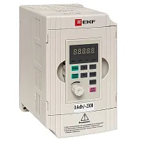 VT100-0R4-1B Преобразователь частоты 0.4/0.75кВт 1х230В VECTOR-100 PROxima EKF 