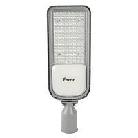 41268 Светильник светодиодный SP3050 100Вт 5000К IP65 AC 230В/50Гц уличный сер. FERON 