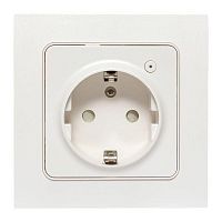 RCS-ST16-WD-ZB Розетка 1-м Стокгольм 16А Умная бел. Zigbee Сonnect EKF 