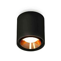 Комплект накладного светильника Ambrella light Techno Spot XS7723004 SBK/PYG черный песок/золото желтое полированное (C7723, N7034) в г. Санкт-Петербург 