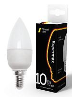 Лампа светодиодная Supermax 10Вт свеча E14 230В 3000К КОСМОС Sup_LED10wCNE1430 в г. Санкт-Петербург 