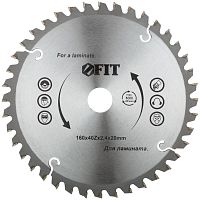 37771 Диск пильный для циркулярных пил по ламинату 160х20/16х40T FIT 