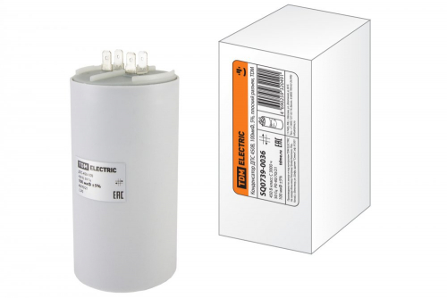 SQ0739-0036 Конденсатор ДПС 450В, 100мкФ, 5%, плоский разъем, TDM