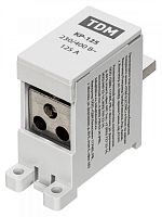 SQ0823-0115 Клемма распределительная на DIN-рейку КР-125 1П 125А (3х16мм²) TDM