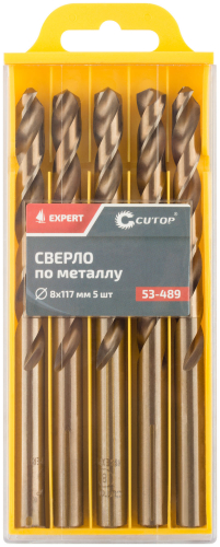 Сверло по металлу Cutop EXPERT, 8х117 мм (5 шт) в г. Санкт-Петербург  фото 3