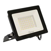 29497 Прожектор светодиодный LL-921 50Вт 4000К IP65 AC 230В/50Гц 2835SMD черн. FERON 