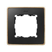 8201610-271 Рамка 1-м Simon82 Detail дерево/графит (100% Бук) Simon 