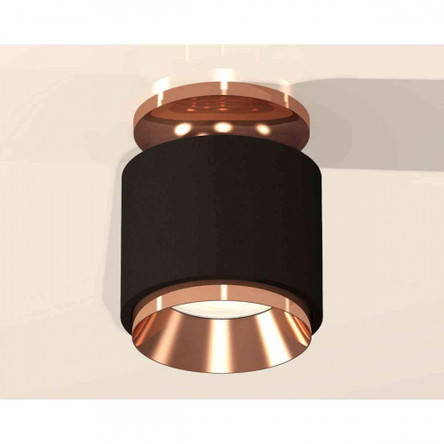 Комплект накладного светильника Ambrella light Techno Spot XS7511140 SBK/PPG черный песок/золото розовое полированное (N7930, C7511, N7035) в г. Санкт-Петербург  фото 3