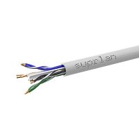 01-0316-1 Кабель витая пара U/UTP кат.6 4х2х23AWG solid Cu PVC Six сер. (м) SUPRLAN 
