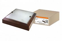 SQ0303-0406 Светильник НПБ 02-2х40-121 УХЛ4 "Киото-1" венге 2х40 Вт IP20 (270х270х75) TDM