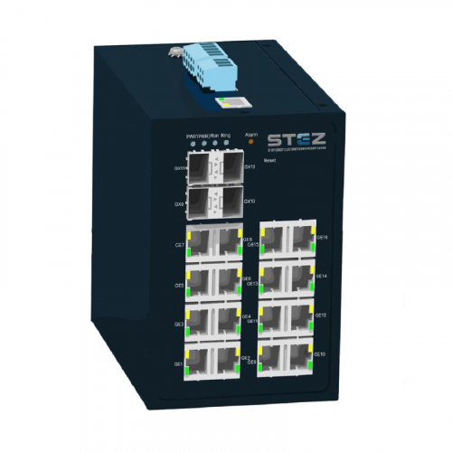 70110015 Коммутатор промышленный STEZ3216-4GSFP СТЭЗ 