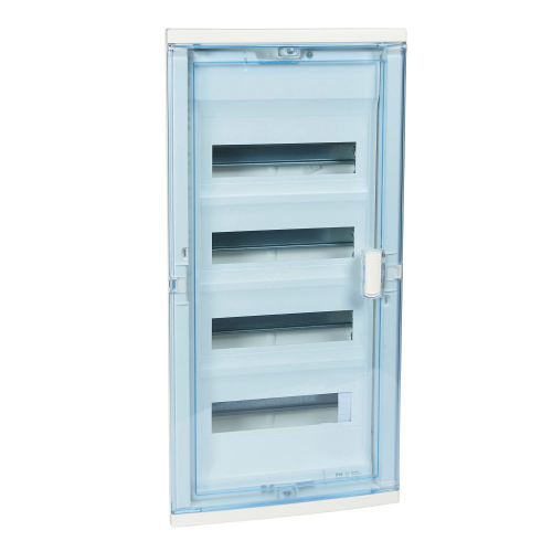 001424 Щит ЩРв-П-56 прозрачная дверь IP40 синяя Nedbox
