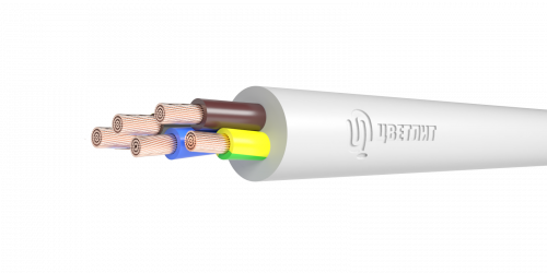 Провод ПВС 4х1,5+1х1,5 белый в г. Санкт-Петербург 