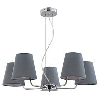 Б0055639 Люстра Evie 2087-305 5хE14 40Вт классика Rivoli 