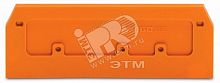 Пластина торцевая и промежуточная 2.5мм 69.4мм оранжевая