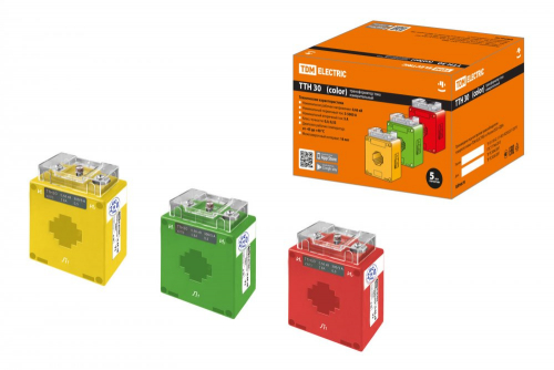 SQ1101-1212 ТТН  30/250/5-5VA/0.5-Р (3 шт., color) TDM