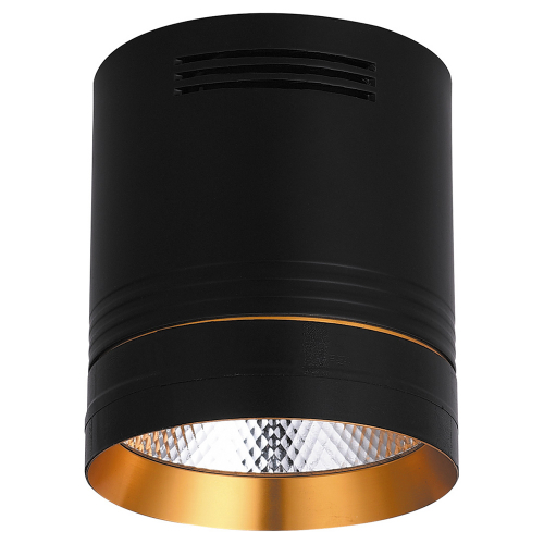 Светодиодный светильник Feron AL521 накладной 10W 4000K черный с золотым кольцом 32465 в г. Санкт-Петербург  фото 7