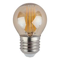 Лампа светодиодная филаментная ЭРА E27 9W 2700K золотая F-LED P45-9w-827-E27 gold Б0047025 в г. Санкт-Петербург 