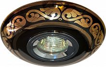 Светильник потолочный  MR16 MAX50W 12V G5.3 золото,черный, С2525 28350 в г. Санкт-Петербург 