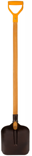Лопата совковая, рельсовая сталь Р65 (М76), с деревянным черенком и V-ручкой "ПЗИ" 200х280х1420 мм в г. Санкт-Петербург  фото 6