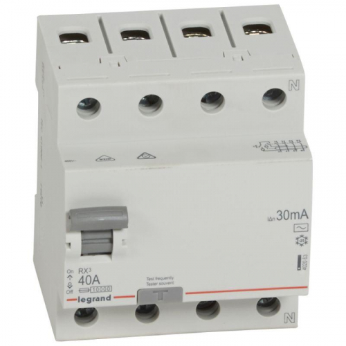 Выключатель дифференциального тока (УЗО) 4п 40А 30мА тип AC RX3 Leg 402063 в г. Санкт-Петербург  фото 2