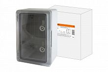 SQ0933-0202 Бокс пластиковый ЩМП-0-2, прозр., крышка ABS, IP65, -45 до +75 С, навесной, (350х250х150) TDM