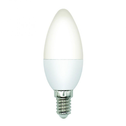 Лампа светодиодная Volpe E14 7W 3000K матовая LED-C37-7W/3000K/E14/FR/SLS UL-00008797 в г. Санкт-Петербург 