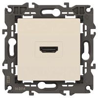 Б0034333 Розетка 14-3114-02 HDMI Elegance сл. кость ЭРА 