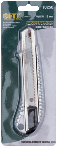 Нож технический 18 мм усиленный, металлич.корпус в г. Санкт-Петербург  фото 3