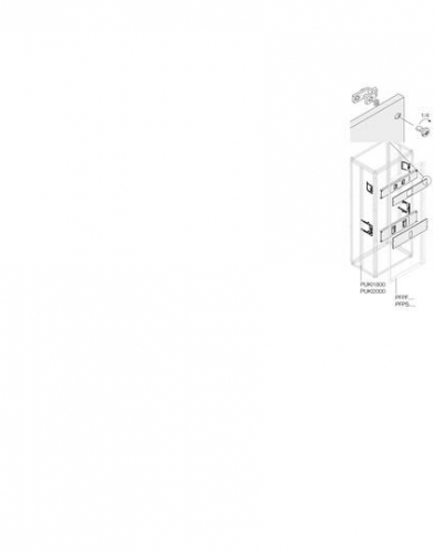 ABB Комплект гориз.установ.T4 3P FIX W=600мм в г. Санкт-Петербург 