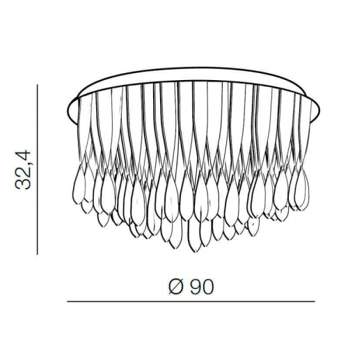 Потолочная люстра Azzardo Jewel 90 AZ1661 в г. Санкт-Петербург  фото 2