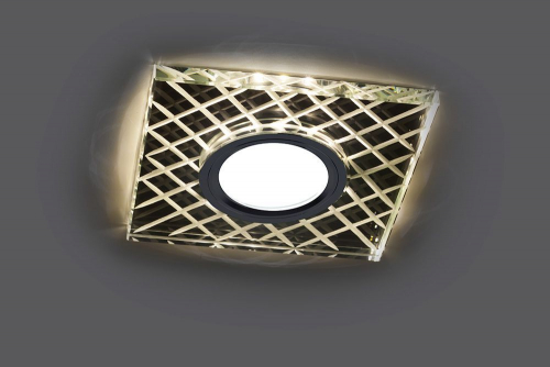 Светильник встраиваемый с LED подсветкой Feron CD984 потолочный MR16 G5.3 прозрачный, хром 32572 в г. Санкт-Петербург  фото 3