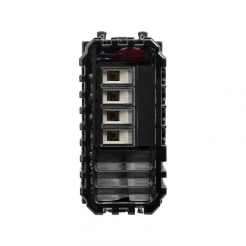 Диммер 1мод. 16А кнопочный Avanti "Черный квадрат" для LED ламп DKC 4402341 в г. Санкт-Петербург  фото 3