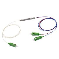 09-0414 Сплиттер PLC 1х2 0.9мм гильза SC/APC SUPRLAN 