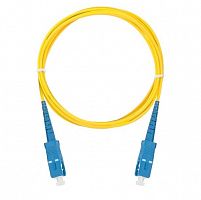 NMF-PC1S2C2-SCU-SCU-002 Патч-корд  волоконно-оптический соед. одномод. 9/125мкм стандарта OS2 SC/UPC-SC/UPC одинарн. LSZH нг(В)-HFLTx 2мм желт. 2м NIKOMAX 