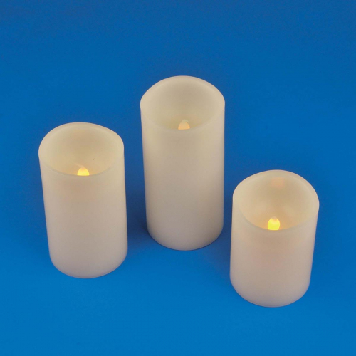 Фигурка светодиодная «Свеча» 7.5х15.1см Uniel ULD-F050 Warm White Candle Set3 UL-00007256 в г. Санкт-Петербург  фото 3